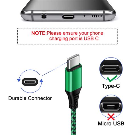 Usb C Cables Type C Usb Cables 6ft 2pack Ailkin Usb Type C To Usb A Cable Android Type C Charger