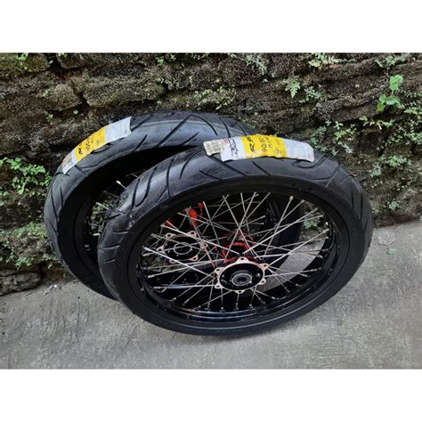 Jual Ban Supermoto Kecil PNP KLX 150 Series Roda Semi Cacing D Tracker