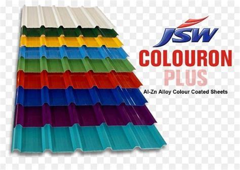 Jsw Gi Color Coated Roofing Sheet Length Feet At Rs Kg In Ahmedabad