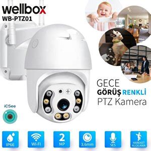 Wellbox Wellbox Wb ptz01 2mp 3 6mm Wifi Dış Ortam Ahd Pan Tilt Kamera