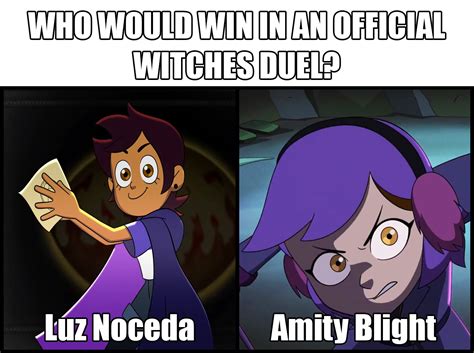 Wd 24 Luz Noceda Vs Amity Blight Which One Would Most Likely Win In An Official Witches