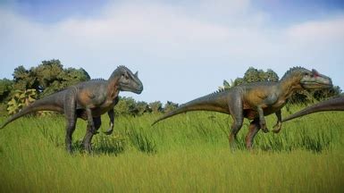 Allosaurus Corythosaurus Maiasaura And Olorotitan Skin Jwe Update Park