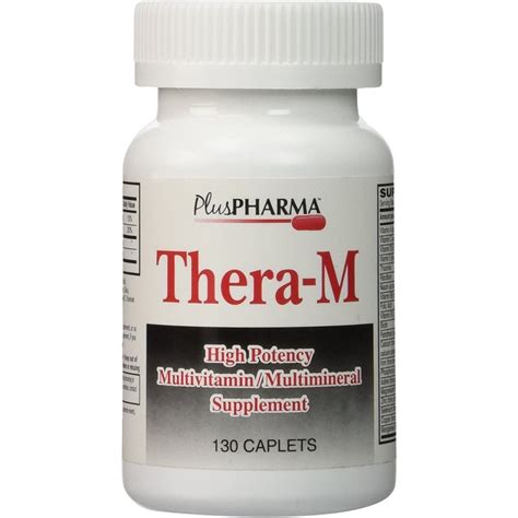 Thera M High Potency Multivitamin And Multimineral Supplement 130ct