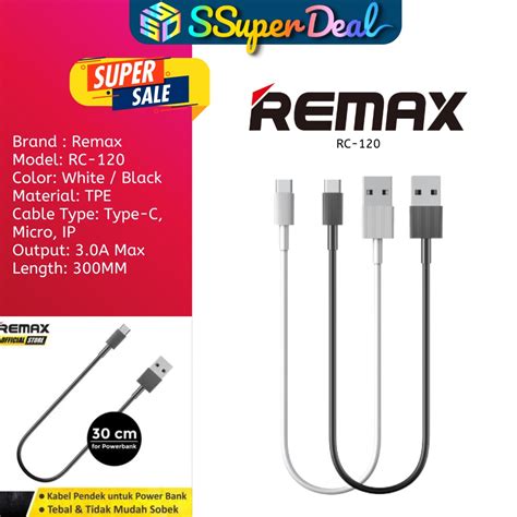 Remax Chaino Series Rc Mini Data Cable Cm Short Powerbank Cable