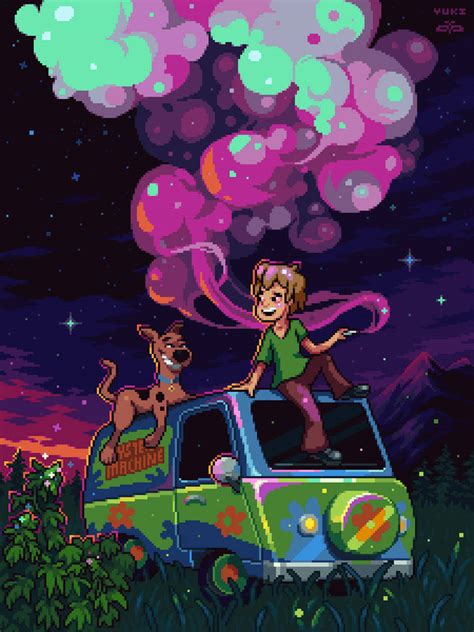 Scooby Doo Pixel Art By Yukipixels On Deviantart