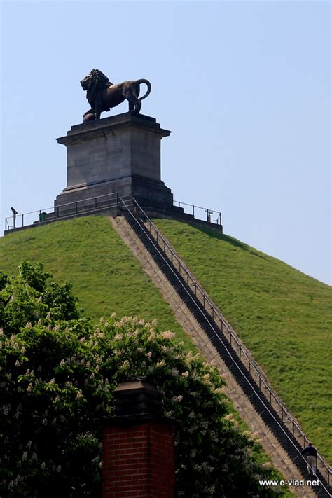 Waterloo, Belgium - Lion's Mound seen from the Visitor Center. | TouristBee