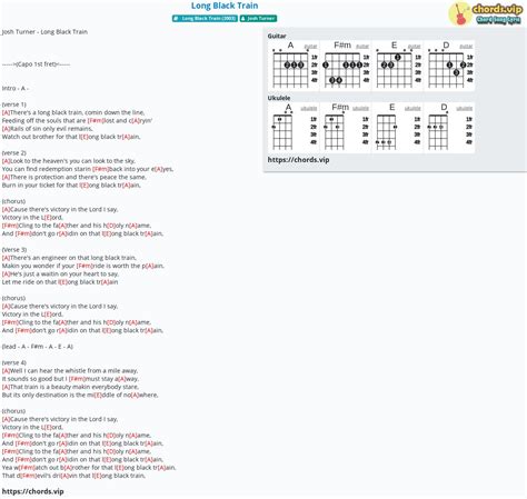 Chord: Long Black Train - tab, song lyric, sheet, guitar, ukulele ...