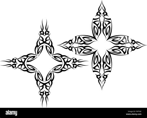 Tattoo Christian Cross Vector Art Stock Vector Image & Art - Alamy