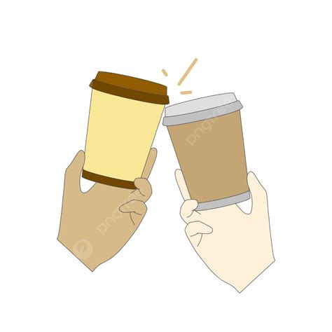 Two Hands Hold A Cup Of Coffee Hand Cup Coffee PNG Transparent