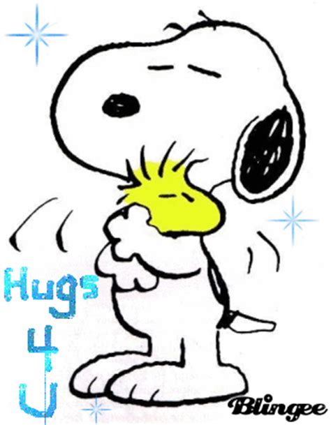 Snoopy Hugs Picture #17960729 | Blingee.com