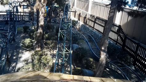 Timberline Twister Roller Coaster Attraction Onboard Front Pov At Knott S Berry Farm Camp Snoopy