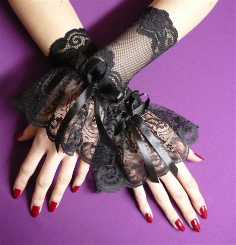 Gothic Lace Gloves By Estylissimo On Deviantart Lace Gloves