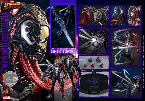 Spider Man Maximum Venom Venomized Iron Man Figure By Hot Toys The Toyark News