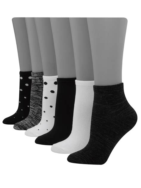 Women's ComfortSoft Ankle Socks, 6 Pack - Walmart.com