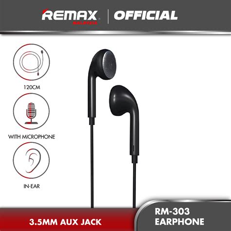 Remax Pure Music Stereo Earphones With Mic High Fidelity Sound