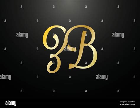 Initial Monogram Letter Z B Logo Design Vector Template Graphic