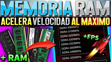 Como Acelerar Memoria Ram Al Maximo Aumentar La Velocidad De La