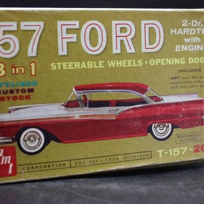 Vintage AMT Trophy Series 57 Ford 3 In 1 Model Car Kit EstateSales Org