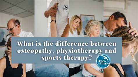 What Is The Difference Between Osteopathy Sports Therapy And