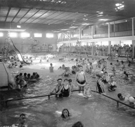 Swimming Pool At Lakeside Amusement Park Photographs Western