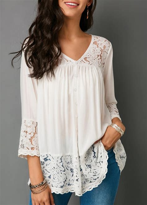 White Shirt With Lace Sleeves Cogblog