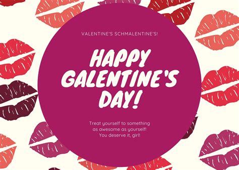 Customize 18 Galentine S Day Cards Templates Online Canva