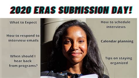 2020 ERAS Residency Application Submission Day What You NEED To Know