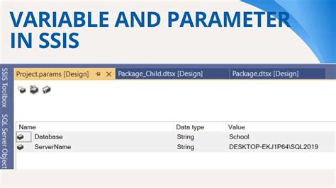 152 Variable And Parameter In Ssis YouTube