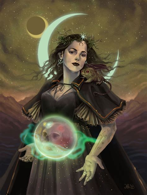 Artstation The Fortune Teller Jessica Bishop Witch Art Travel Art Art