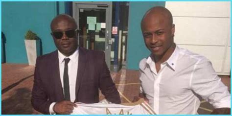 Dede Ayew And Father Abedi Pele Twin In Stylish White Outfits