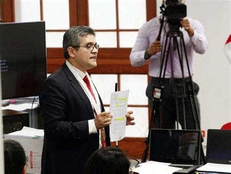 Fiscal Domingo Pérez Se Siente Amenazado El Men