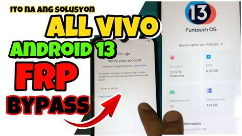 Android All Vivo Y S G Frp Bypass Reset Option Not Working