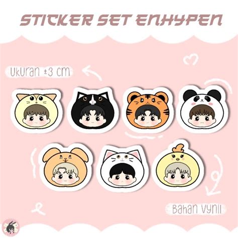 Enhypen Animal Ver Sticker Set Shopee Philippines