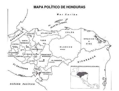 Mapa Politico De Honduras Para Colorear Pdf Porn Sex Picture