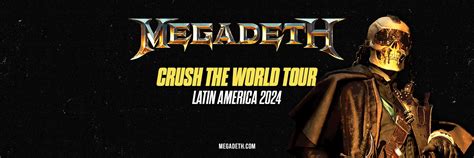 Megadeth Regresa Al Per En Abril Del Con Su Gira Crush The World