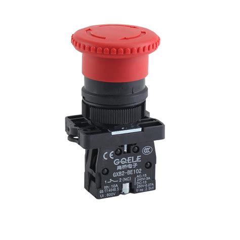 Gxb Es Nc Red Plastic Emergency Stop Push Button Switch With