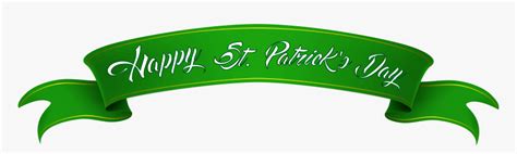 Happy St Patrick S Day Banner Clip Art Free Clip Art St Patrick Day Banner Hd Png Download