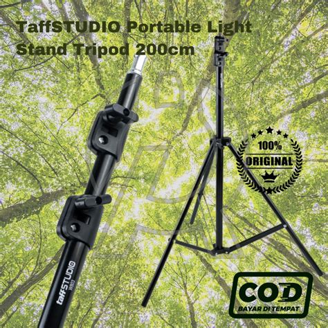 Jual Taffstudio Portable Light Stand Tripod Panjang Lighting Studio