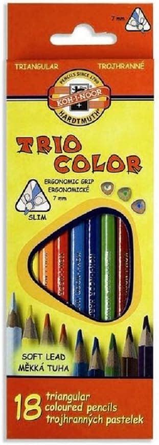 Koh I Noor Triangular Coloured Pencil Pack Of Amazon Co Uk