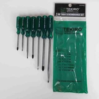 Jual Tekiro SD GT0932 Obeng Tembus Hijau Set 7 Pcs Shopee Indonesia