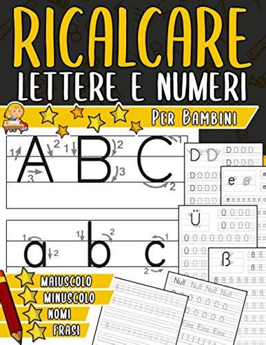 Ricalcare Lettere E Numeri Per Bambini Tracciare Alfabeto E Numeri Per