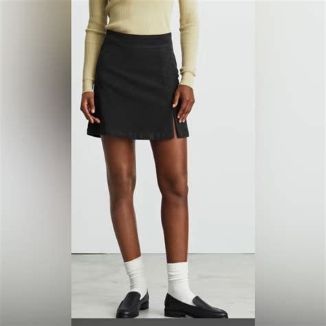 Everlane Skirts Everlane The Moleskin Mini Skirt Poshmark