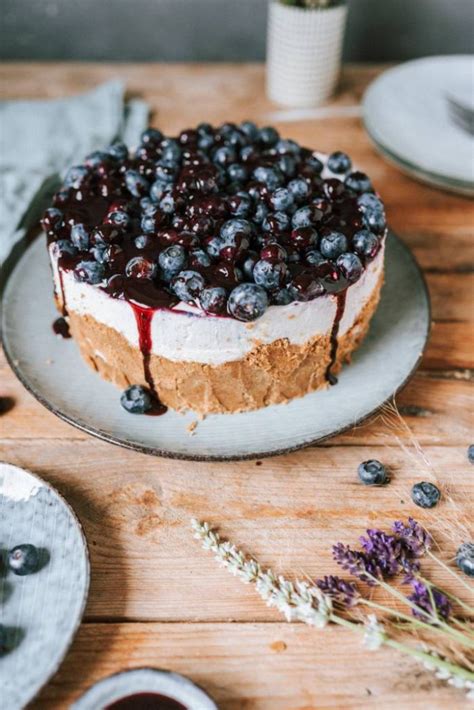 Blaubeer Torte Ohne Gelatine Und Ohne Backendsc Knusperst Bchen