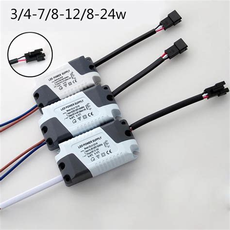 Led Driver Lighting Transformer 3w 24w Ac85 265v 240250280ma Led