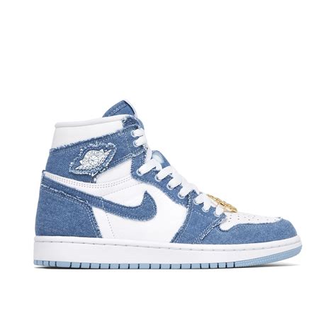 Air Jordan 1 High Og Denim Womens Dm9036 104 Laced