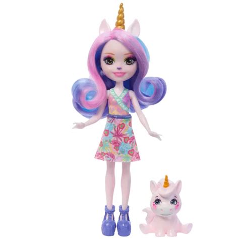 ENCHANTIMALS DOLLS, SUNSHINE Beach Ulia Unicorn Doll and Pacifica ...