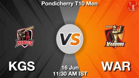 KGS Vs WAR Dream11 Team Prediction Fantasy Cricket Tips 16 Jun 2024 11