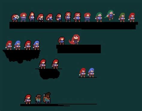 Celeste — Some old Celeste sprites sketches from Pedro!