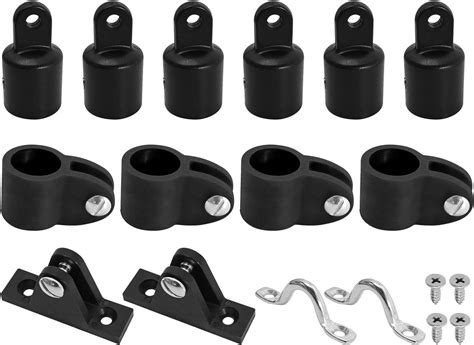 Zudksuy 12pcs Set Bimini Top Hardware 7 8 Inch 22mm Yacht Awning Hardware Marine