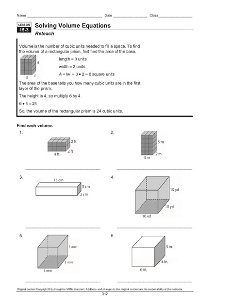 Fillable Online Find Volume Using Unit Cubes Net Fax Email Print